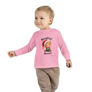 Naughty? Never! Elf Toddler Tee - Image 15