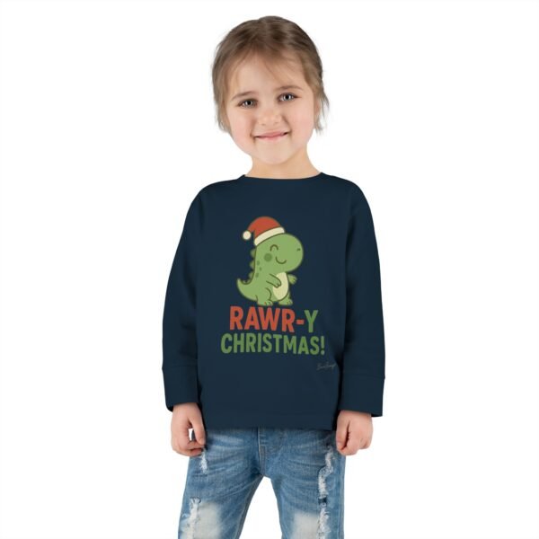 Rawry Christmas Dino Toddler Tee