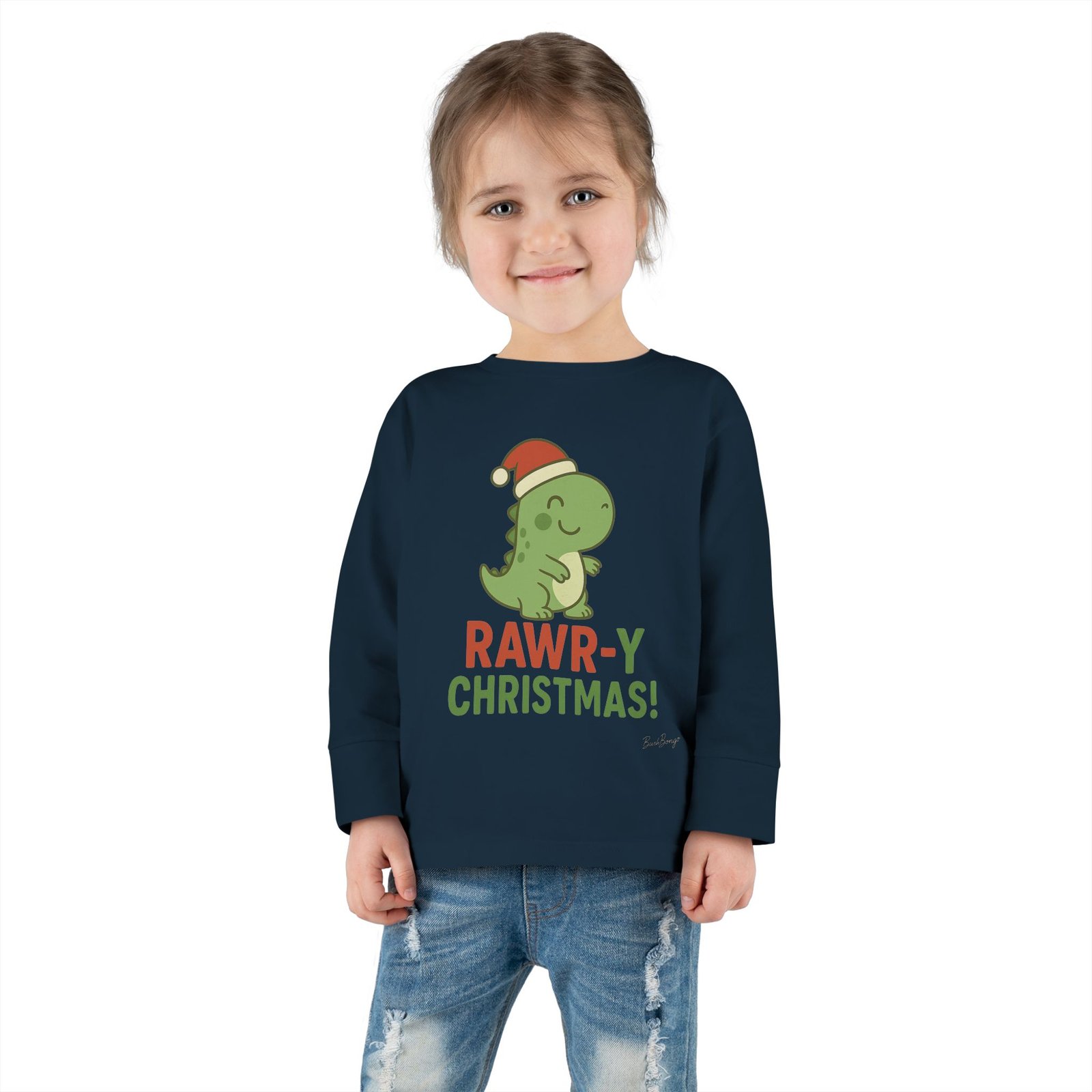 Rawry Christmas Dino Toddler Tee - Image 24