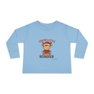 Santa's Little Reindeer Toddler Tee - Image 9