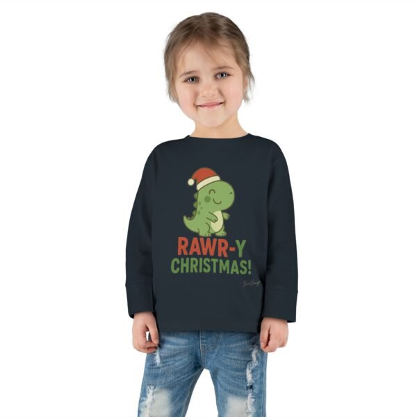 Rawry Christmas Dino Toddler Tee