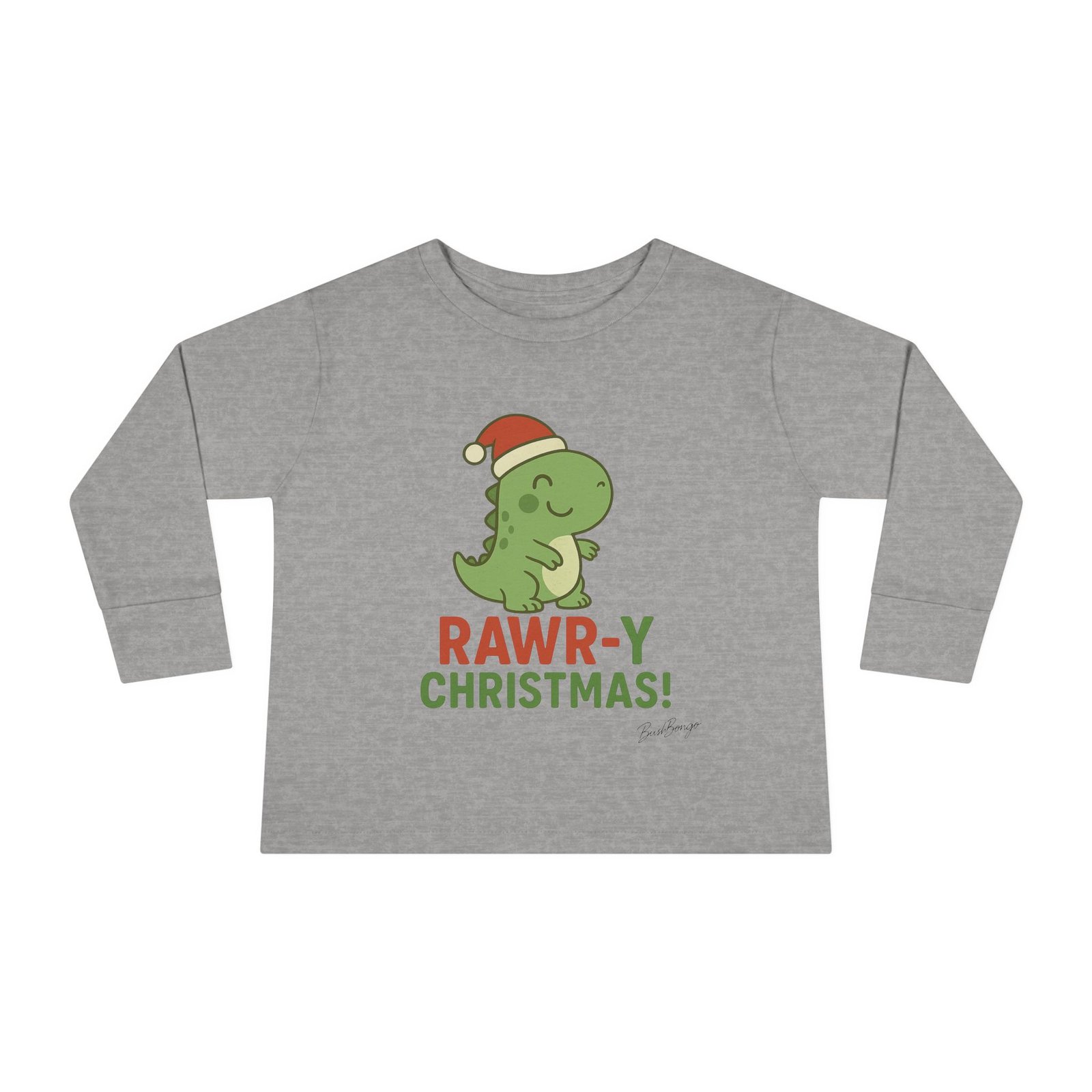 Rawry Christmas Dino Toddler Tee - Image 5