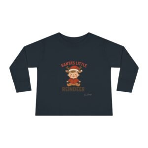 Santa's Little Reindeer Toddler Tee - Image 17