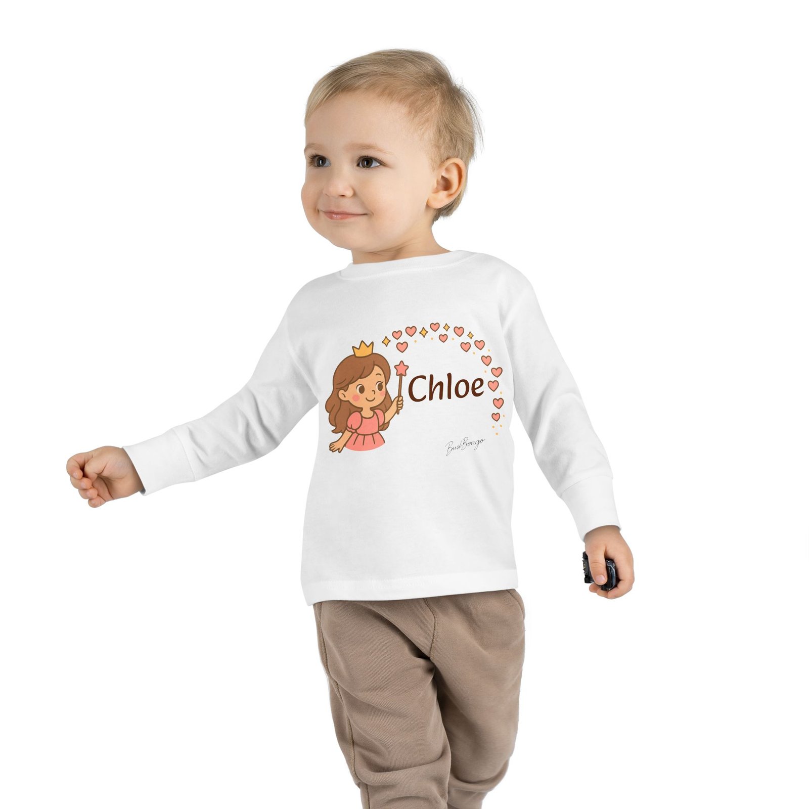 Personalized Princess Name Toddler Tee - Image 3