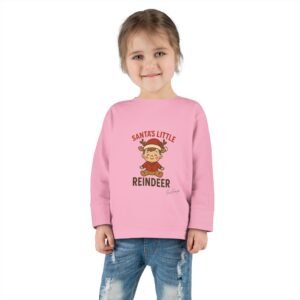 Santa's Little Reindeer Toddler Tee - Image 28