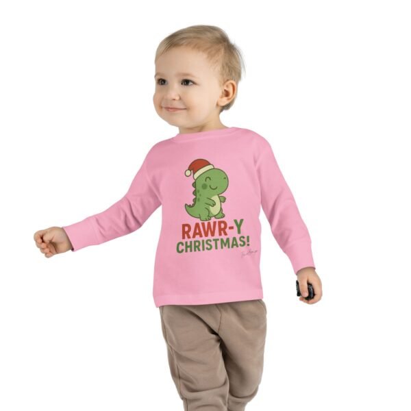 Rawry Christmas Dino Toddler Tee