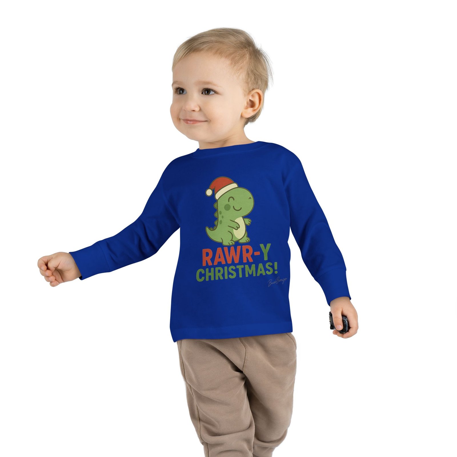 Rawry Christmas Dino Toddler Tee - Image 15