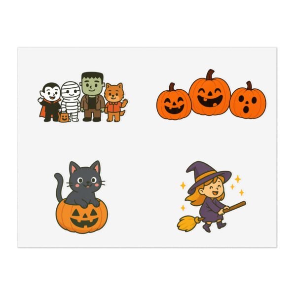Halloween Sticker Sheets - Spooky Fun