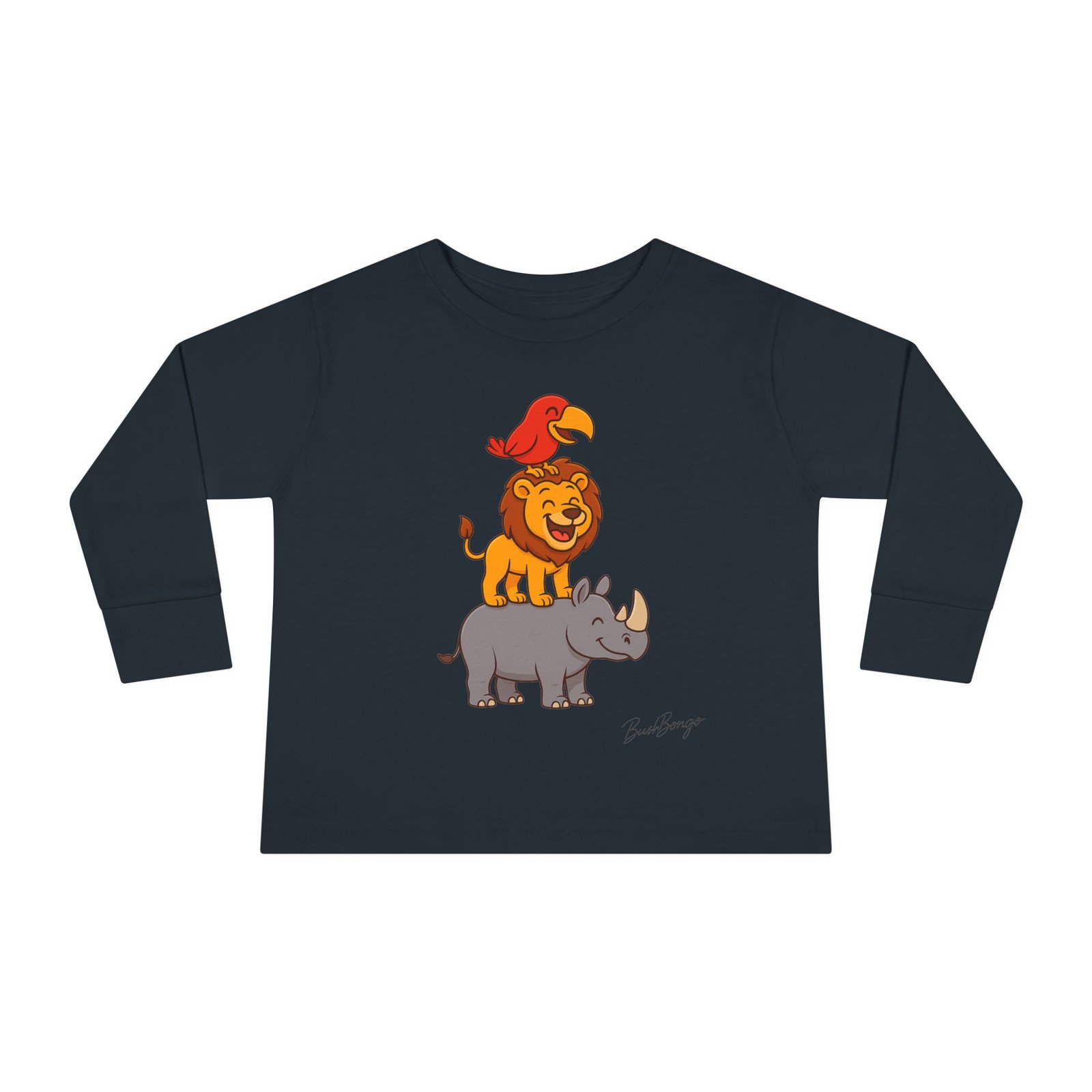Cute Animal Stack Toddler Tee - Image 17