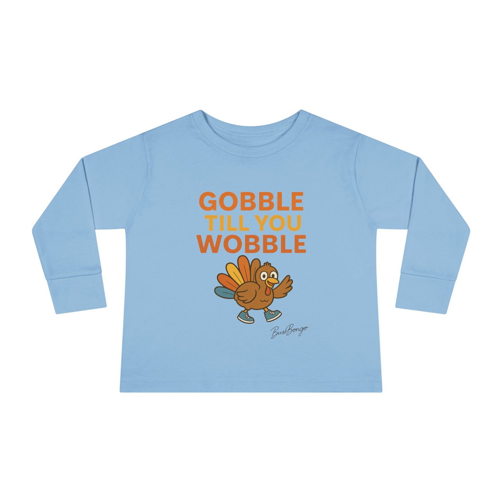Thanksgiving Cute Turkey Toddler Tee - Image 9