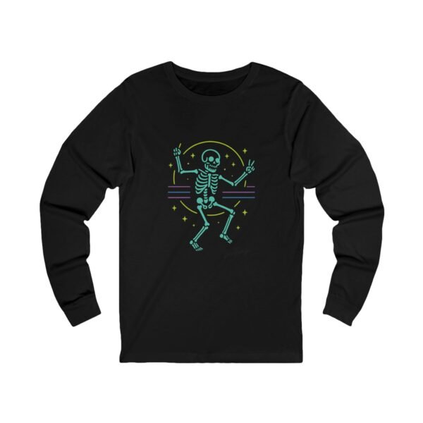 Neon Dancing Skeleton Rave Unisex  Adult Tee