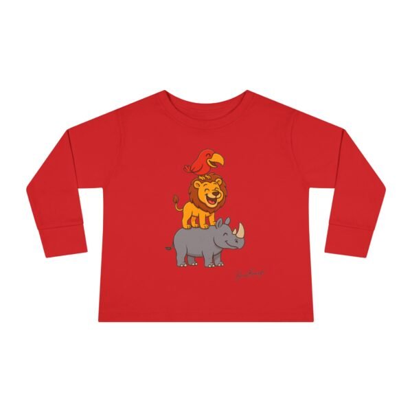 Cute Animal Stack Toddler Tee
