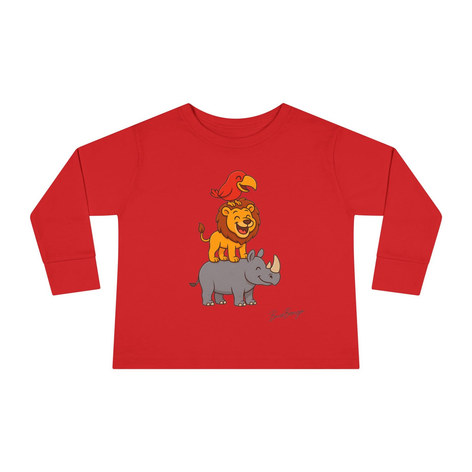 Cute Animal Stack Toddler Tee - Image 29
