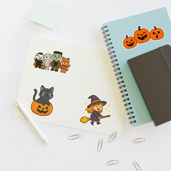 Halloween Sticker Sheets - Spooky Fun