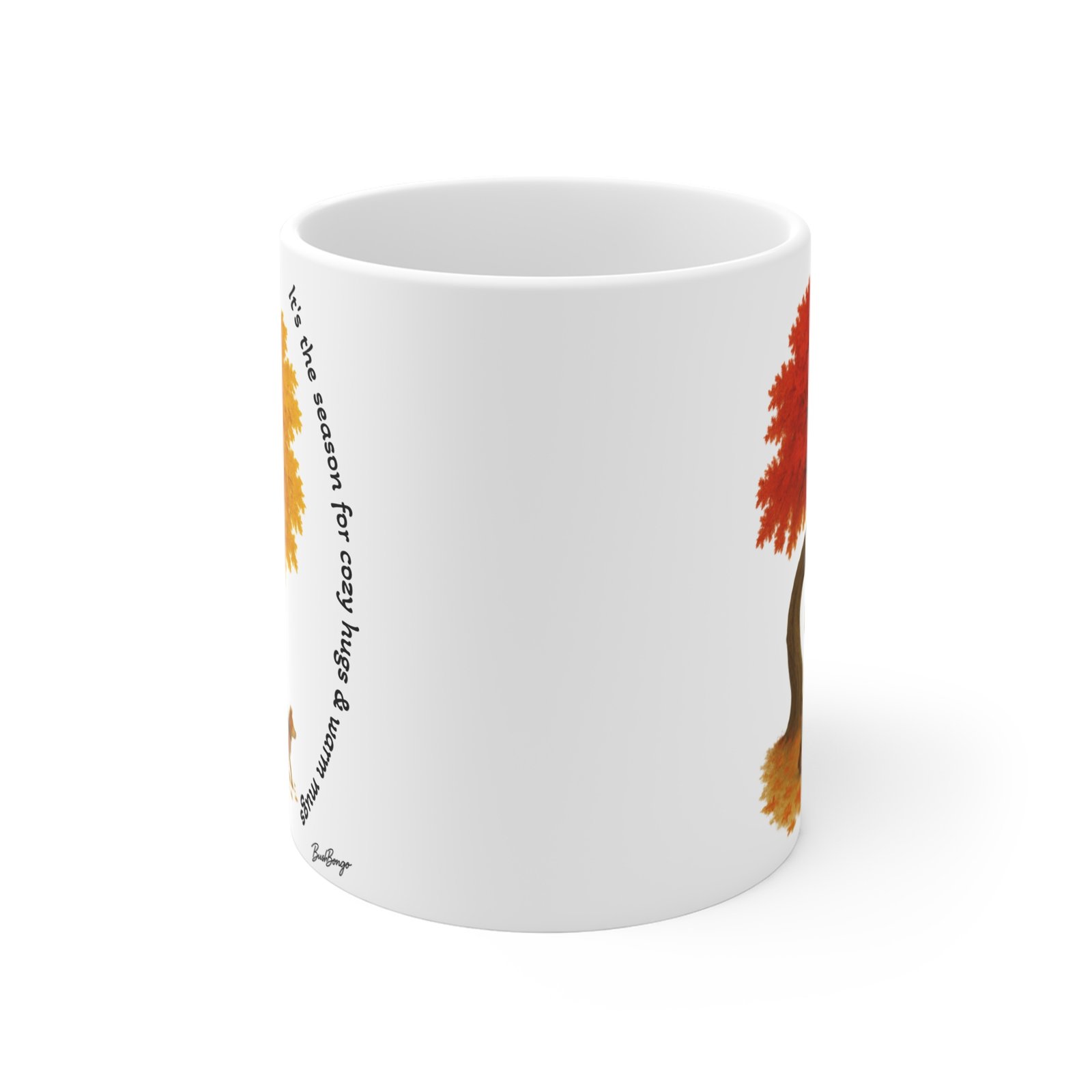 Dog-Mom Happy Tails Autumn Mug - Image 2