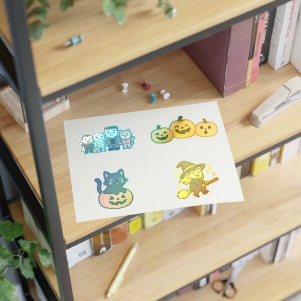 Halloween Sticker Sheets - Spooky Fun