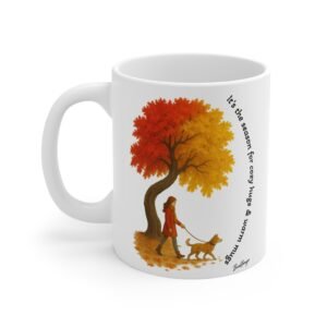 Dog-Mom Happy Tails Autumn Mug - Image 3