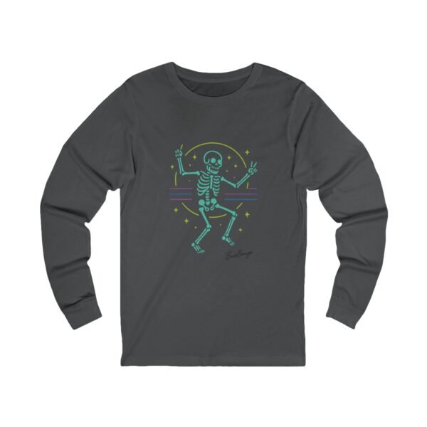 Neon Dancing Skeleton Rave Unisex  Adult Tee