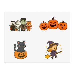Halloween Sticker Sheets - Spooky Fun - Image 5