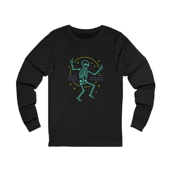Neon Dancing Skeleton Rave Unisex  Adult Tee