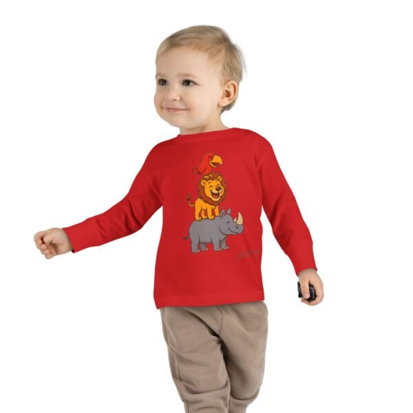Cute Animal Stack Toddler Tee