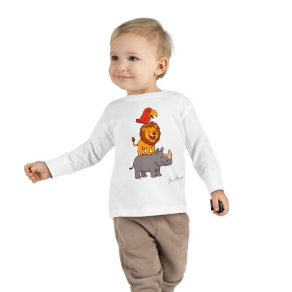 Cute Animal Stack Toddler Tee