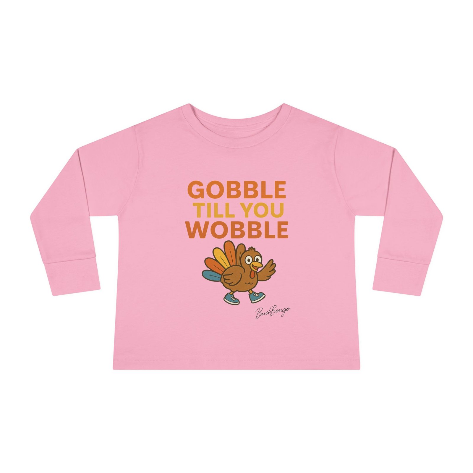 Thanksgiving Cute Turkey Toddler Tee - Image 25