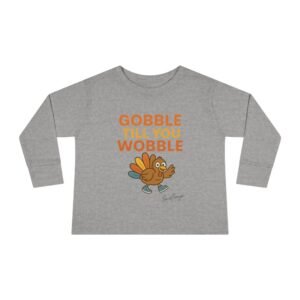 Thanksgiving Cute Turkey Toddler Tee - Image 5