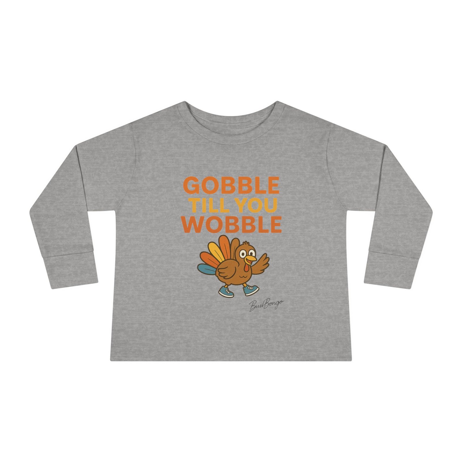 Thanksgiving Cute Turkey Toddler Tee - Image 5