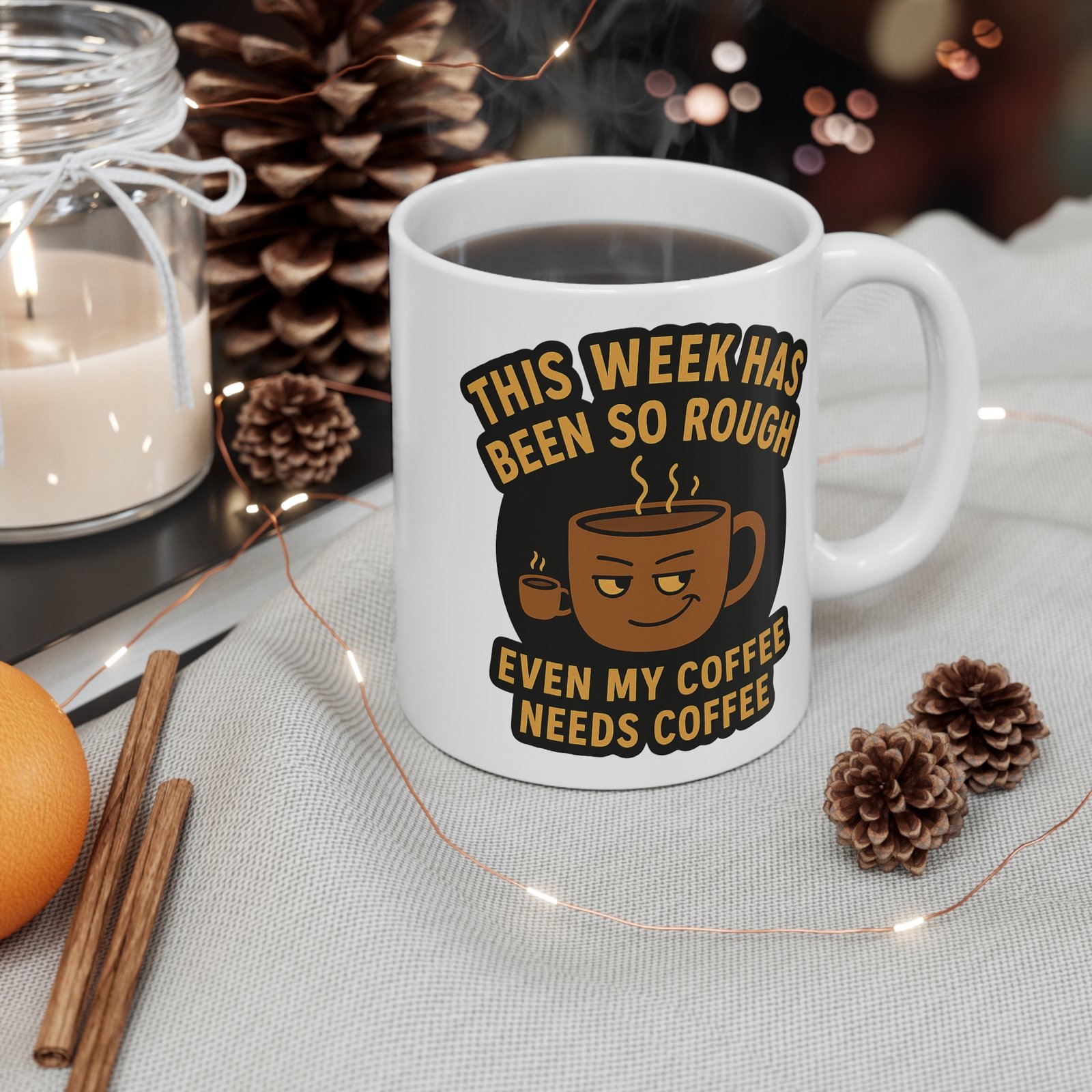Funny Coffee Theme Mug - Image 4