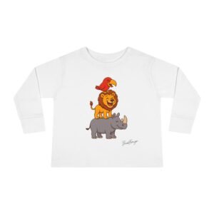 Cute Animal Stack Toddler Tee