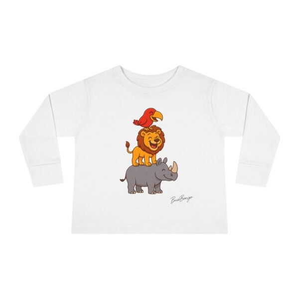 Cute Animal Stack Toddler Tee
