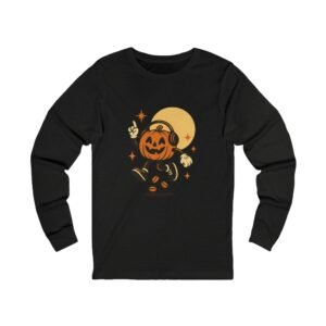 Retro Pumpkin Boogie Halloween 70s Adult Shirt - Image 5