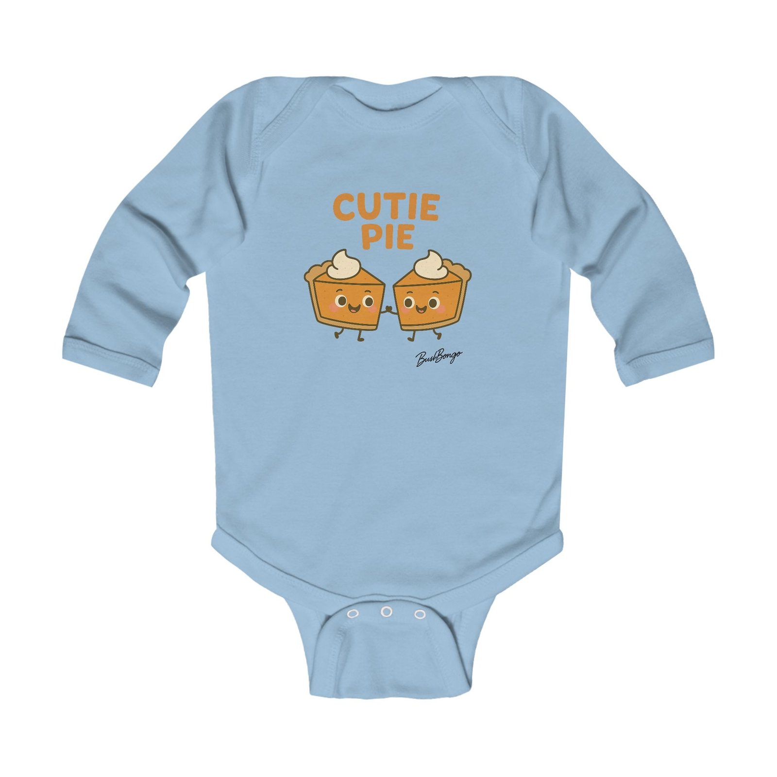 "Cutie Pumpkin Pie" Infant Bodysuit - Image 7