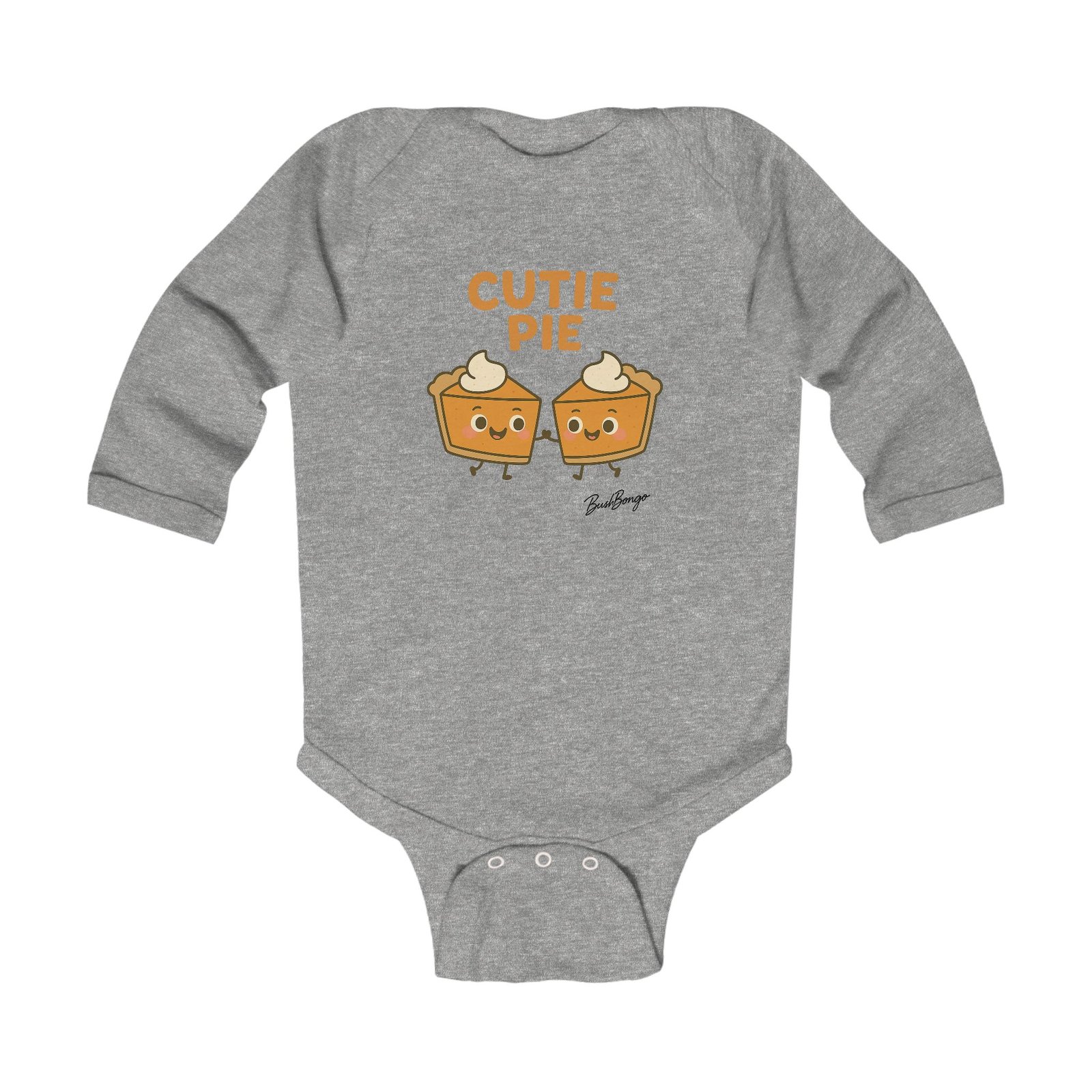 "Cutie Pumpkin Pie" Infant Bodysuit - Image 3